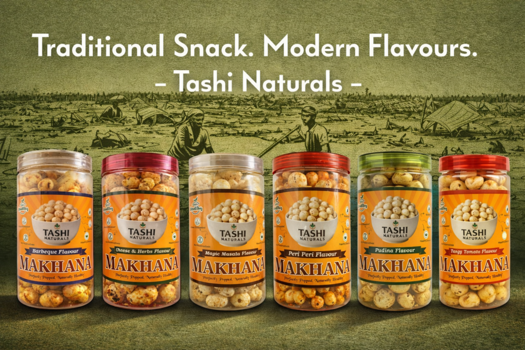 six flavours tashi naturals makhana