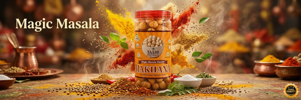 magic masala tashi naturals banner